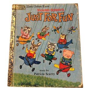 Little Golden Book Richard Scarry's Just for Fun by Patricia Scarry 1960